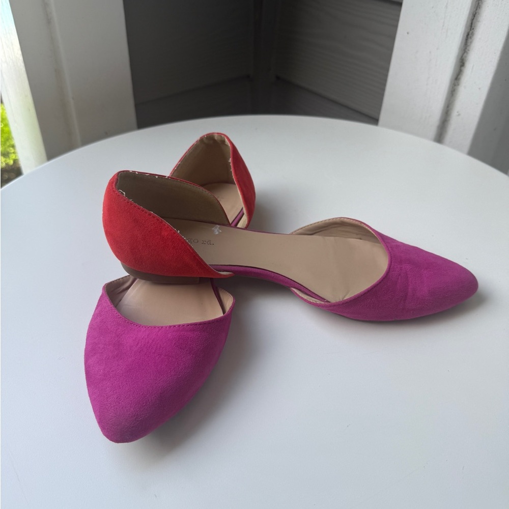 Indigo rd. Pink and Red Women's Flats
